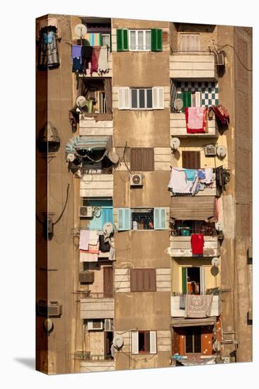 Egypt, Cairo, View from Mosque of Ibn Tulun on Old Town House-Catharina Lux-Premier Image Canvas