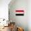 Egypt Flag Design with Wood Patterning - Flags of the World Series-Philippe Hugonnard-Stretched Canvas displayed on a wall