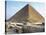 Egypt, Giza, Giza Pyramids, Kheops Pyramid and Tombs of Princes.-null-Premier Image Canvas