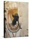 Egypt, Luxor, Ancient Egypt Museum, Black Face God from Dayr Al-Bahri-null-Premier Image Canvas