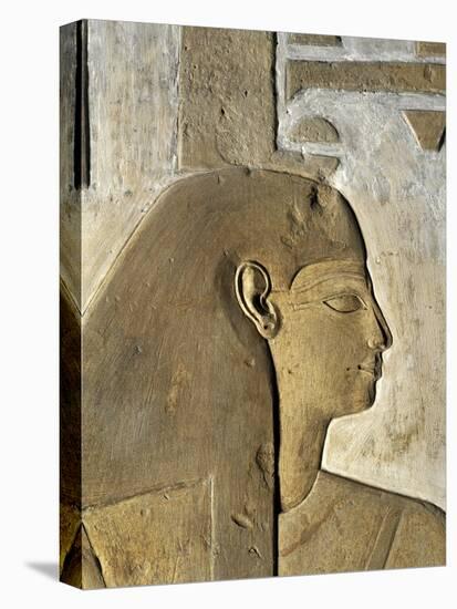 Egypt, Thebes, Luxor, Valley of the Kings, Close-Up of Relief in Corridor Representing Nephthys-null-Premier Image Canvas