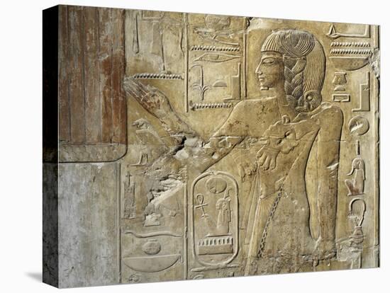 Egypt, Thebes, Luxor, Valley of the Kings, Relief in Corridor, Tomb of Seti I-null-Premier Image Canvas