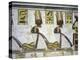Egypt, Thebes, Luxor, Valley of the Kings, Tomb of Ramses III, Mural Painting of Serpent Kings-null-Premier Image Canvas