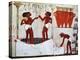 Egypt, Thebes, Sheikh Abd El-Qurnas from Nakht's Tomb, Detail, Grape Picking-null-Premier Image Canvas