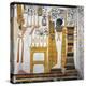 Egypt, Tomb of Nefertari, Mural Paintings, Queen before God Ptah and Osiris Form 'Djed' Pillar-null-Premier Image Canvas