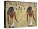 Egypt Valley of the Kings, Tomb of Seti I, Mural Painting of Two Gods, from Nineteenth Dynasty-null-Premier Image Canvas