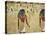 Egypt Valley of the Kings, Tomb of Seti I, Mural Painting of Two Gods, from Nineteenth Dynasty-null-Premier Image Canvas