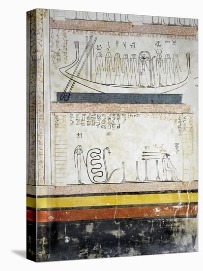 Egypt, Valley of the Kings, Tomb of Thutmose III, Mural Paintings from Burial Chamber-null-Premier Image Canvas