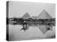 Egypt, Village and pyramids during the flood-time, c.1890-1900-null-Premier Image Canvas