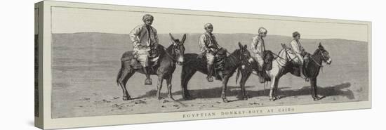 Egyptian Donkey-Boys at Cairo-null-Premier Image Canvas
