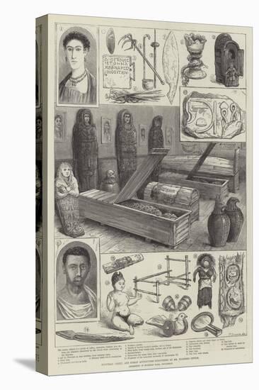 Egyptian, Greek, and Roman Antiquities Discovered by Mr Flinders Petrie-null-Premier Image Canvas
