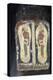 Egyptian Painting of Captives on Feet of Mummy of a Pharaoh-Unknown-Premier Image Canvas