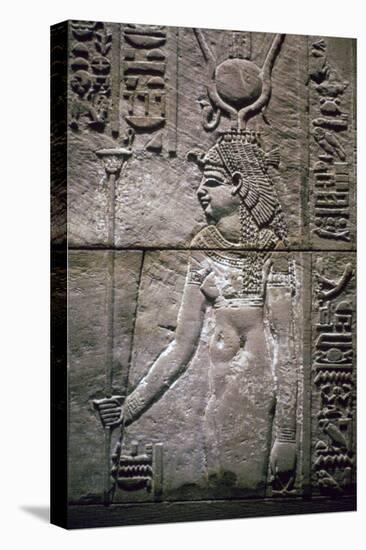 Egyptian relief of the goddess Isis. Artist: Unknown-Unknown-Premier Image Canvas