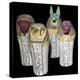 Egyptian set of four canopic jars. Artist: Unknown-Unknown-Premier Image Canvas