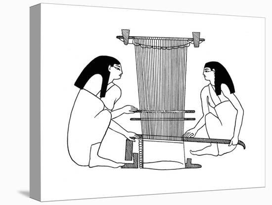 Egyptian Weavers, C3000 BC-null-Premier Image Canvas