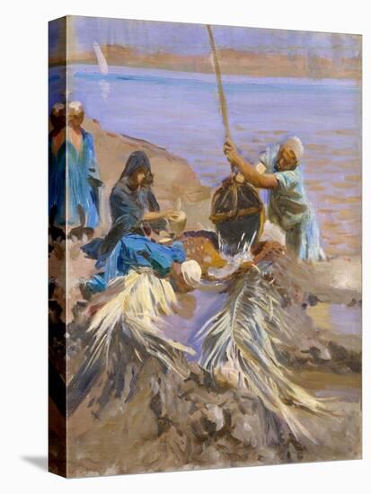 Egyptians Raising Water from the Nile, 1890-91-John Singer Sargent-Premier Image Canvas