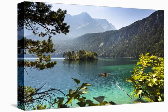 Eibsee Near Garmisch-Partenkirchen with Zugspitze-Ralf Gerard-Premier Image Canvas