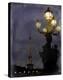 Eiffel at Night-Karen J^ Williams-Stretched Canvas