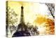 Eiffel Fiery Sunset-Philippe Hugonnard-Premier Image Canvas