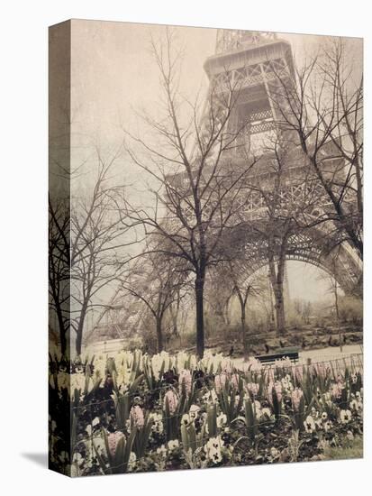 Eiffel in Springtime-Dawne Polis-Stretched Canvas