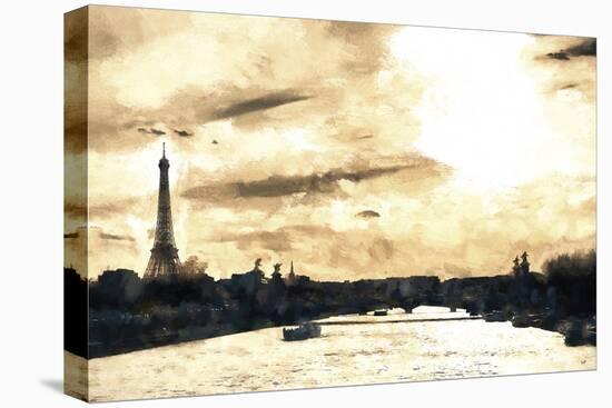Eiffel Sunset Paris-Philippe Hugonnard-Premier Image Canvas