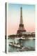 Eiffel Tower and Seine, Paris-null-Stretched Canvas