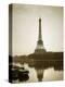 Eiffel Tower and the Seine River at Dawn, Paris, France-Steve Vidler-Premier Image Canvas