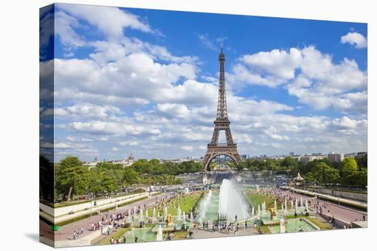 Eiffel Tower and the Trocadero Fountains, Paris, France, Europe-Neale Clark-Premier Image Canvas