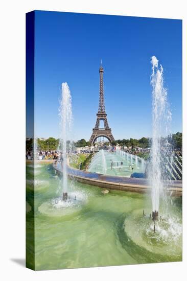 Eiffel Tower and the Trocadero Fountains, Paris, France, Europe-Neale Clark-Premier Image Canvas