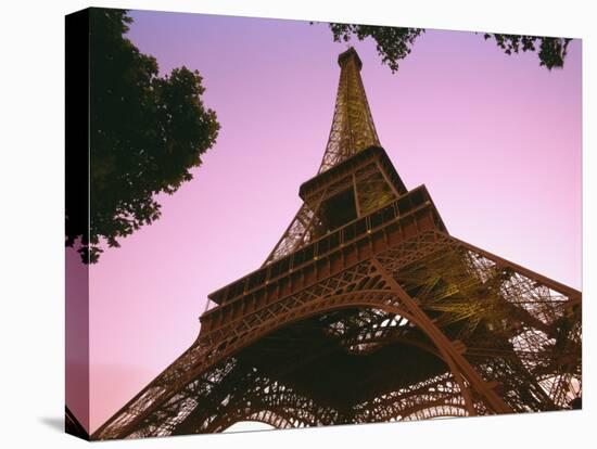 Eiffel Tower at Dusk, Paris, France, Europe-null-Premier Image Canvas