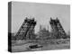 Eiffel Tower During Construction-null-Premier Image Canvas