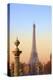 Eiffel Tower from Place De La Concorde, Paris, France, Europe-Neil-Premier Image Canvas