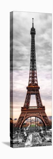Eiffel Tower, Paris, France - Black and White and Spot Color Photography-Philippe Hugonnard-Premier Image Canvas