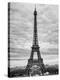 Eiffel Tower, Paris, France - Black and White Photography-Philippe Hugonnard-Premier Image Canvas