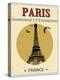 Eiffel Tower Tower From Paris Poster-radubalint-Stretched Canvas