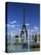 Eiffel Tower with Water Fountains, Paris, France, Europe-Nigel Francis-Premier Image Canvas