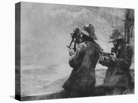 Eight Bells, 1887 (Etching on Parchment)-Winslow Homer-Premier Image Canvas