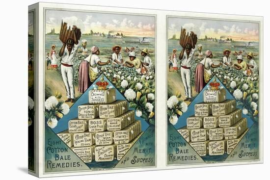 Eight Cotton Bale Remedies', Advertisement for the Cotton Bale Medicine Company, Pub. C.1888-null-Premier Image Canvas