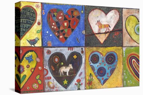 Eight Flat Hearts-Jill Mayberg-Premier Image Canvas