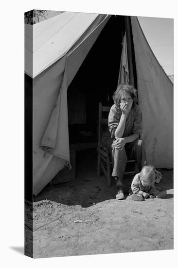 Eighteen Year-Old Mother-Dorothea Lange-Stretched Canvas