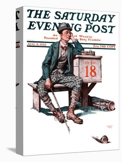 "Eighteenth Hole," Saturday Evening Post Cover, August 8, 1925-Lawrence Toney-Premier Image Canvas