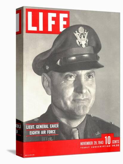 Eighth Air Forces Lt. Gen. Eaker, November 29, 1943-Margaret Bourke-White-Premier Image Canvas