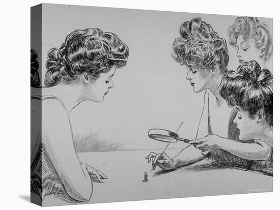 Eighty Drawings Including the Weaker Sex: the Story of a Susceptible Bachelor-Charles Dana Gibson-Premier Image Canvas
