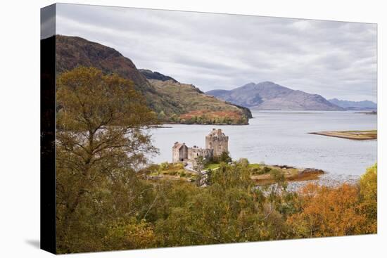 Eilean Donan Castle and the Waters of Loch Duich, Highlands, Scotland, United Kingdom, Europe-Julian Elliott-Premier Image Canvas