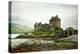 Eilean Donan Castle on a Cloudy Day. Low Tide. Highlands, Scotland. UK-A_nella-Premier Image Canvas