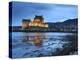 Eilean Donan (Eilean Donnan) Castle Illuminated, Dornie, Loch Duich, Highlands Region, Scotland-Chris Hepburn-Premier Image Canvas