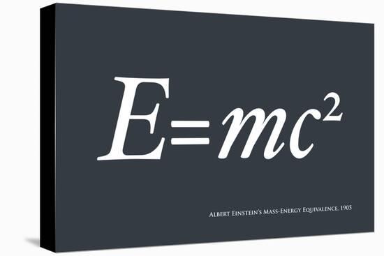 Einstein E equals mc2-Michael Tompsett-Stretched Canvas