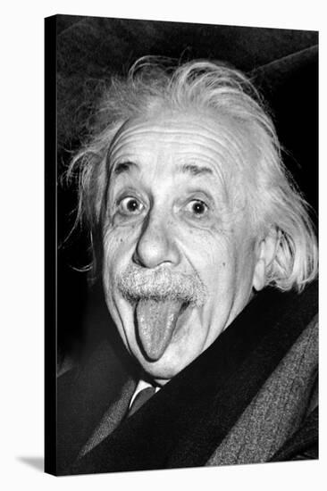 Einstein, Tongue-null-Stretched Canvas