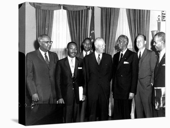 Eisenhower Civil Rights Leaders-Associated Press-Premier Image Canvas