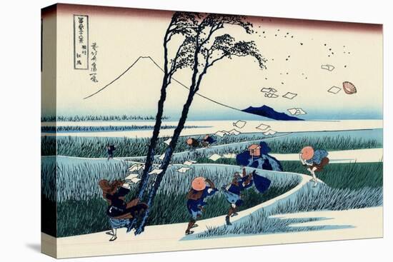 Ejiri in the Suruga Province, c.1830-Katsushika Hokusai-Premier Image Canvas